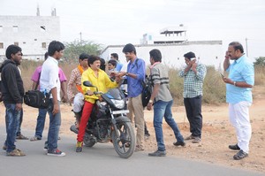Rendaksharaalu Movie Working Stills